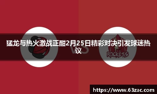 猛龙与热火激战正酣2月25日精彩对决引发球迷热议